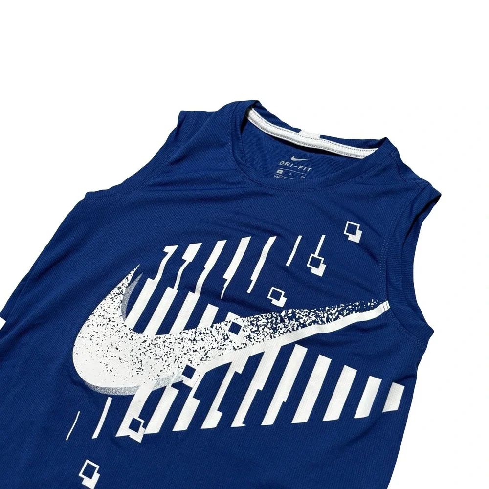 Nike Dri-Fit Youth Boys Sleeveless Athletic Training Shirt Size Small 14 x 19.5